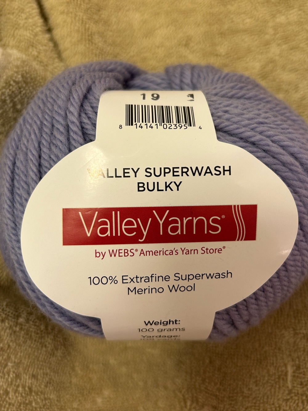 Valley Yarns Superwash Bulky yarn